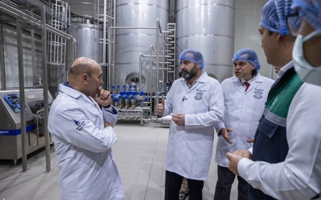 BAYINDIR  SÜT İŞLEME  FABRİKASIN'DA  TEST ÜRETİMİ BAŞLADI.