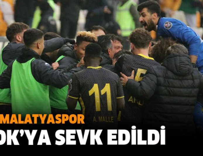 Yeni Malatyaspor PFDK’ya Sevk Edildi