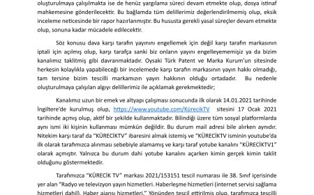 KAMU OYUNA DUYURUMUZ