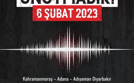 6 Şubat depreminde yitirdiğimiz tüm canlara saygıyla…